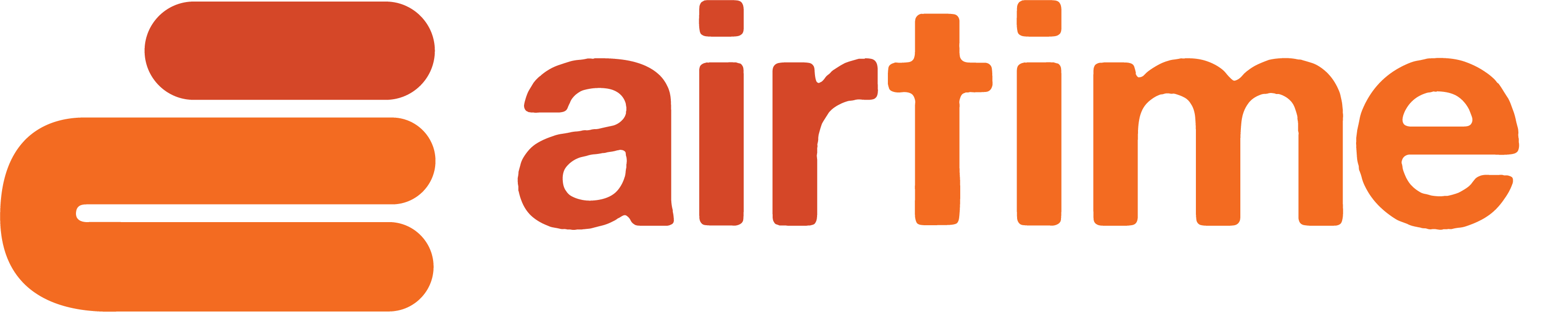 AirTime Trampoline Logo White